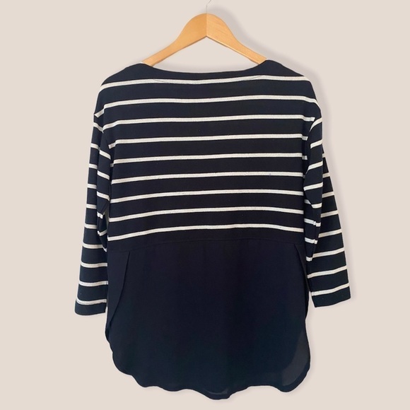 JOE Fresh Striped 3/4 Sleeve Top - Picture 6 of 8